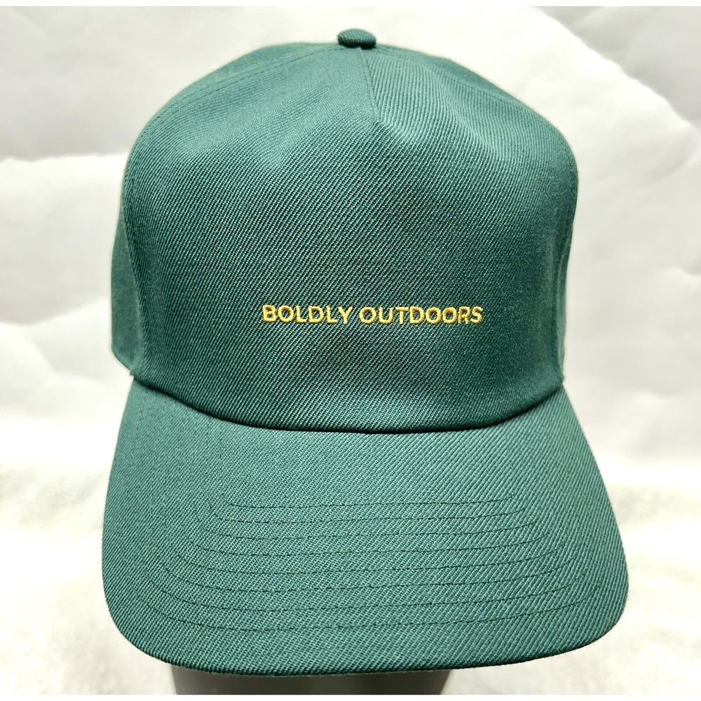 Pistil Boldly Outdoors Olive Green Wool Ball Caps Hats (YB)
